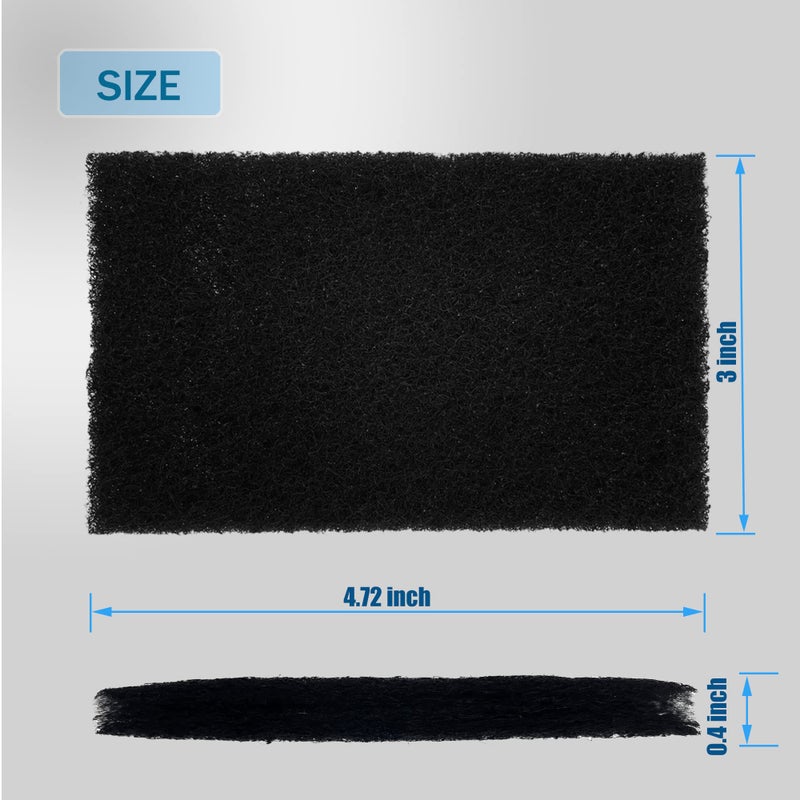 ShuRex 12-Pack Universal Stick-on Trash Can Odor Absorbing Filters  Activated Charcoal Purifying Deodorizer for Trash Cans  Compost Buckets  Countertop and Recycle Bins (Rectangle) - Image 3